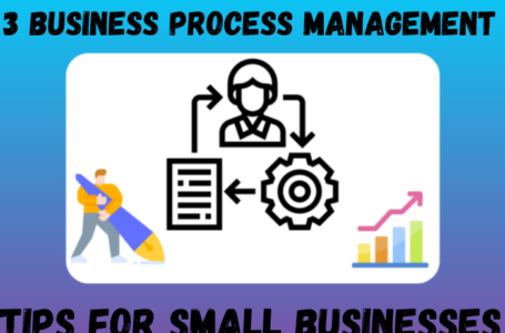 3 Business Process Management Tips for Small Businesses