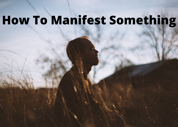 How to manifest something