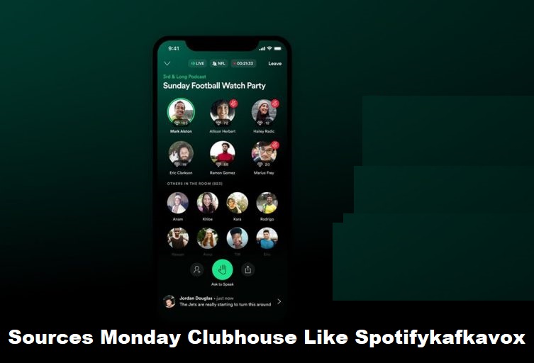 Sources Monday Clubhouse Like Spotifykafkavox