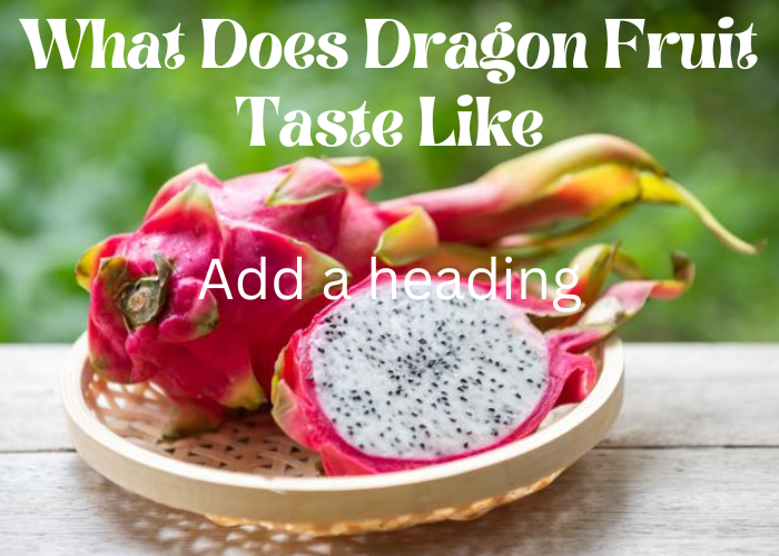 What does dragon fruit taste like