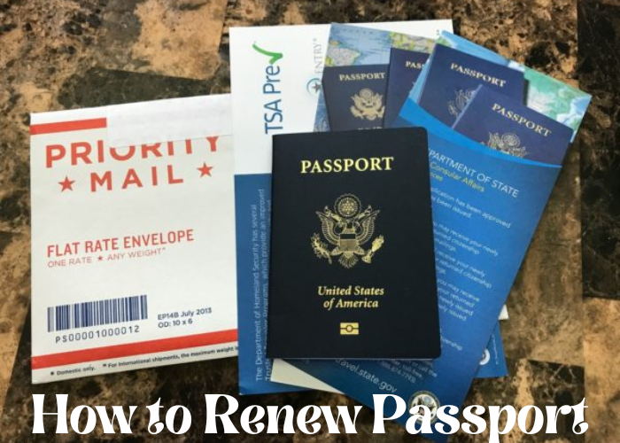 How to renew passport